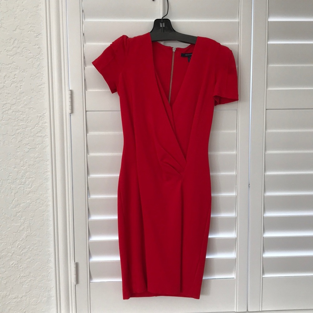 French connection red mini dress